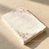 boho dusty rose and pampas grass wedding invitations with deckled edge