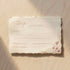 boho dusty rose and pampas grass wedding invitations with deckled edge
