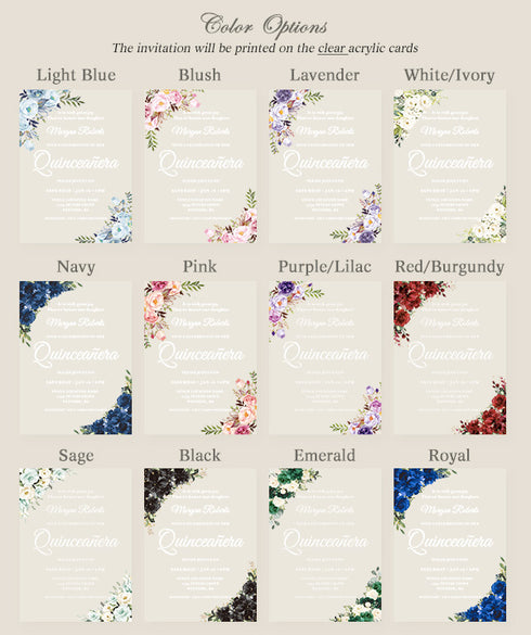 custom quinceanera invitations