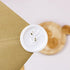 gold flake foliage wax seal sticker for invitations/envelopes