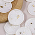 gold flake foliage wax seal sticker for invitations/envelopes