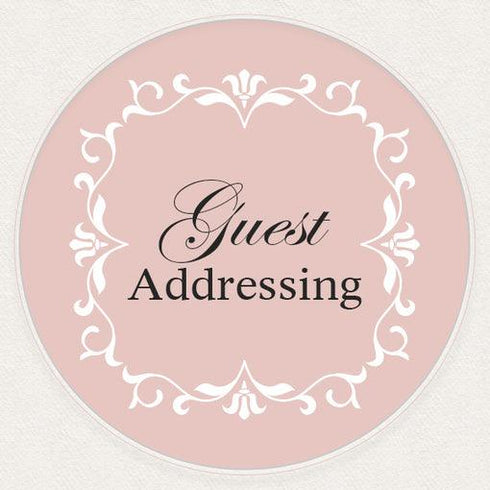 Guest Addressing on the Outer Envelopes (120GSM Thickness) - Clear Wedding Invites