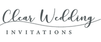 Clear Wedding Invites