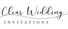 Clear Wedding Invites