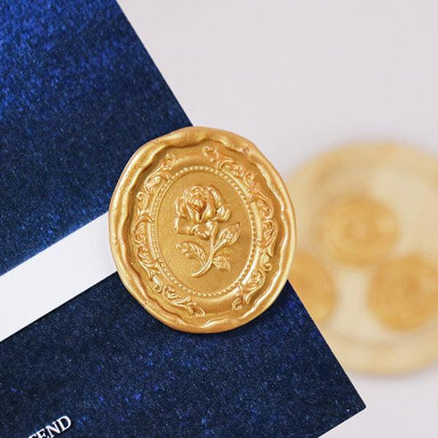 10pcs/set Self Adhesive Wax Seal Stickers - Clear Wedding Invites