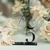 fancy script modern acrylic table number sign