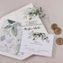 Modern Rustic Greenery Script Acrylic Wedding Invitations CWIA67