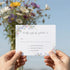 Country Pastel Wildflower Acrylic Wedding Invitations CWIA303