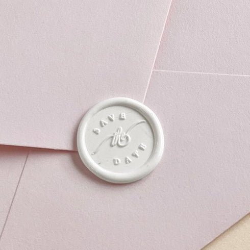 Save the date Self Adhesive Wax Seal Stickers