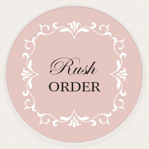 Rush Order - Clear Wedding Invites
