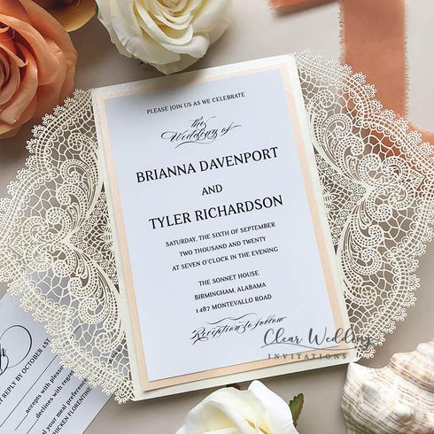 #ACRYLICWEDDINGINVITATIONS# - #CLEARWEDDINGINVITES##clear plastic wedding invitations#