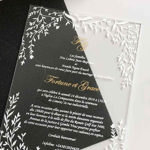 #ACRYLICWEDDINGINVITATIONS# - #CLEARWEDDINGINVITES##clear plastic wedding invitations#