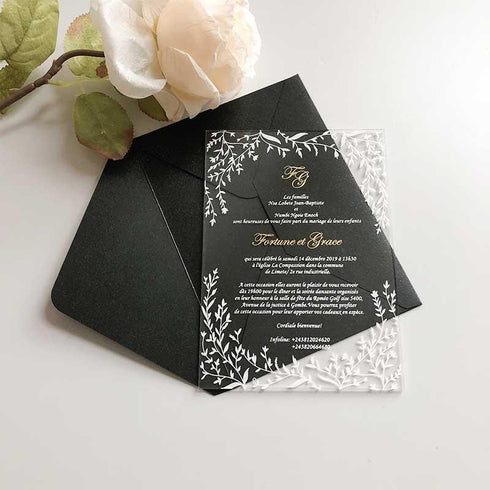 #ACRYLICWEDDINGINVITATIONS# - #CLEARWEDDINGINVITES##clear plastic wedding invitations#