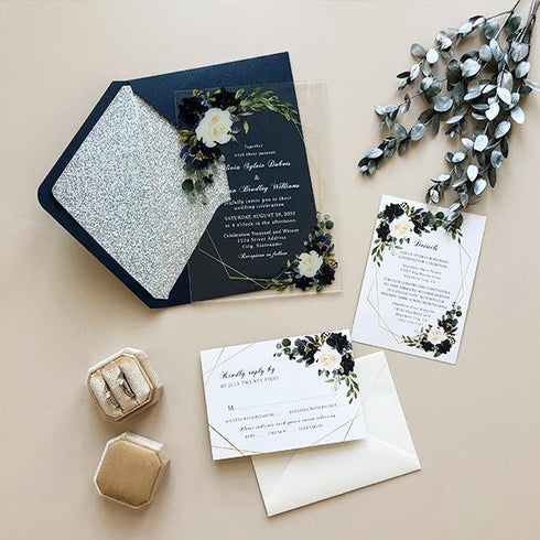 #ACRYLICWEDDINGINVITATIONS# - #CLEARWEDDINGINVITES##clear plastic wedding invitations#