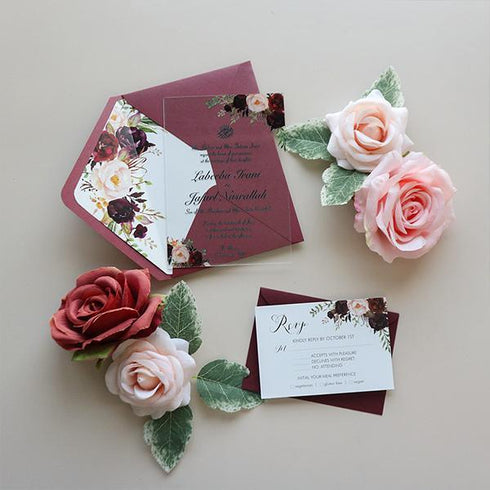 #ACRYLICWEDDINGINVITATIONS# - #CLEARWEDDINGINVITES##clear plastic wedding invitations#