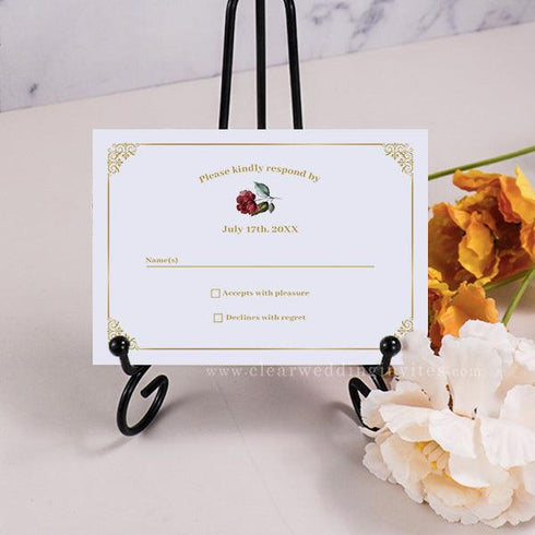 beauty and the beast laser cut invitations for xv anos, sweet 16, wedding, birthday party CWIL34