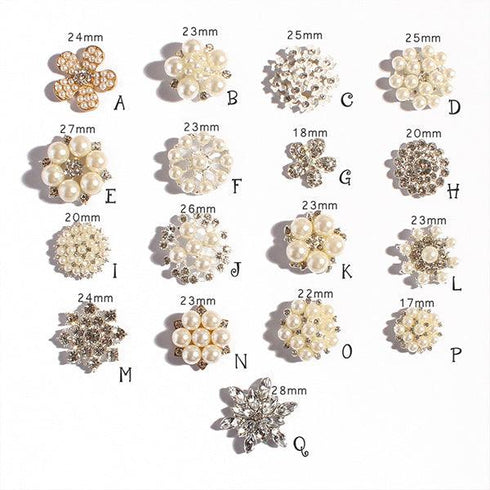 10pcs/$8 Bling Bling Embellishment for Invitations CWIEM - Clear Wedding Invites