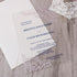vintage blush lace acrylic wedding invitations CWIA110