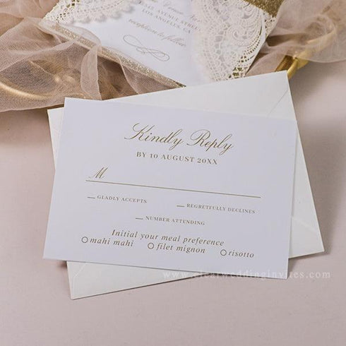 vintage lace monogram laser cut wedding invitations with gold glitter CWIL99