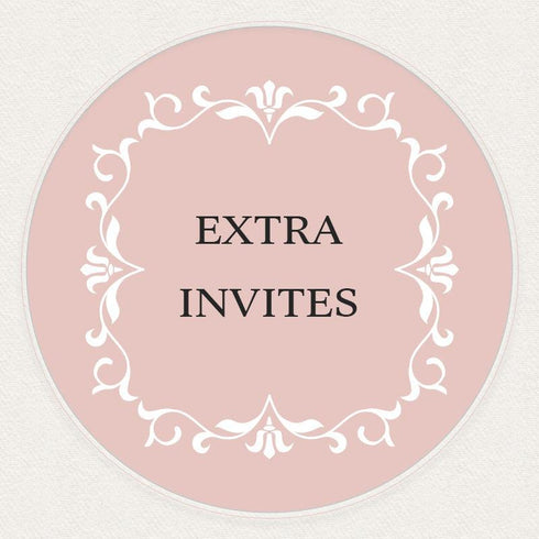 extra invitations with free envelopes CWILEI