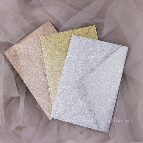 optional 250GSM thick envelopes for invitations