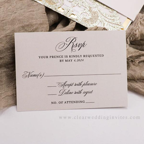 gorgeous lace glitter gold and blush laser cut wedding invitations CWIL97