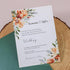terra cotta, rust and greenery vellum wedding invitations with wax seal CWIV24