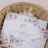 elegant blush pink floral greenery vellum wedding invitations CWIV38
