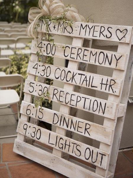 DIY Rustic Wooden Wedding Sign - creative jewish mom