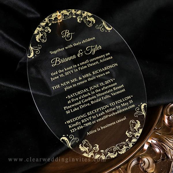 Acrylic Invitations, Weddings, Planning